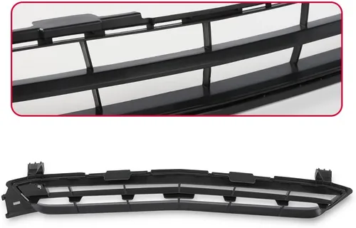 Vista 7 de PIT66 Rejilla de parachoques, parrilla oscura texturizada compatible con Chevy Malibu 2013 (submodelo: eco, LS, LT,LTZ) 22869137 GM1036149