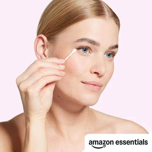 Vista 4 de Amazon Essentials - Hisopos de algodón, 500 unidades (anteriormente Amazon Basics)