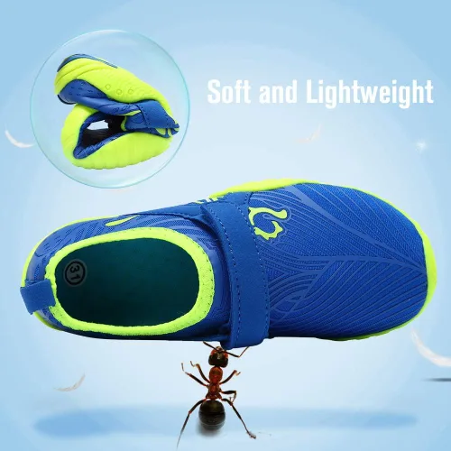 Vista 5 de CIOR Zapatos de agua ligeros para niños y niñas, tenis acuáticos para la playa (niños pequeñosniños grandes)