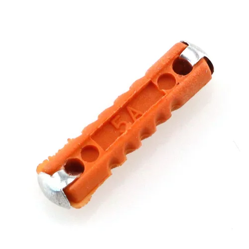 Vista 3 de DGZZI Fusible de coche 50 piezas 5A 8A 16A 25A Amp Fusibles automotrices europeos Torpedo Bullet Classic Fusibles para coche clásico