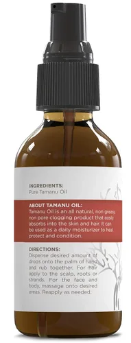 Vista 6 de Aceite de tamanu puro extraído mediante prensado en frío, el mejor tratamiento para psoriasis, eczemas, cicatrices causadas por el acné, hongos