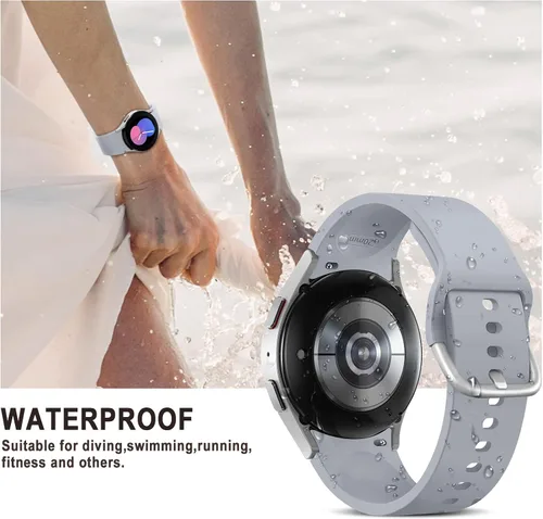 Vista 4 de Para Samsung Galaxy Watch 6 5 4 Band 1.575 in 1.732 in/Galaxy Watch 5 Pro Band 1.772 in/Galaxy Watch 6 Classic Band 1.693 in 1.850 in/Galaxy Watch 4