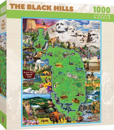Vista 11 de MasterPieces National Parks Maps - Rompecabezas de 1000 piezas para adultos, familia o jóvenes - Parques Nacionales de Estados Unidos por Anderson