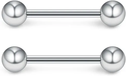 Vista 4 de ruifan 14G 916inch redondo ópalo pezón lengua escudo anillo, joyas Piercing retenedor 6pcs