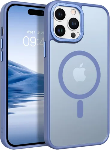 Vista 20 de BENTOBEN Funda magnética para iPhone 14 Pro [compatible con Magsafe] translúcida mate 14 Pro, delgada, a prueba de golpes, para mujeres, hombres