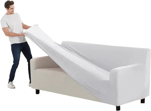 Vista 106 de Funda para Sofá de Terciopelo, Fundas Elásticas para Sofá para Funda Principal Separada/Respaldos y Cojines de Asiento, Funda para Sofá, para Fundas