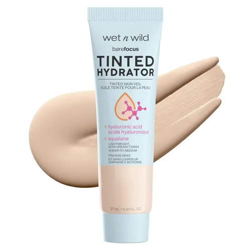 Vista 6 de wet n wild - Enfoque sin maquillaje, hidratante entintado, velo entintado para piel, cobertura ligera y acumulable con ácido hialurónico y escualano