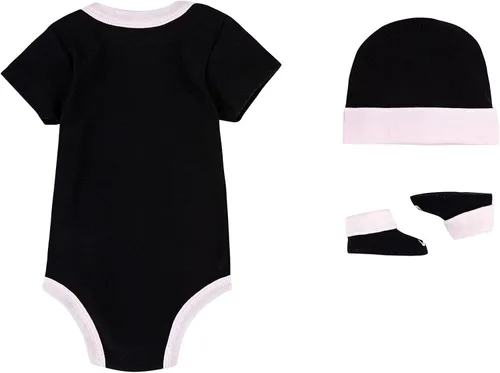 Vista 2 de Nike Conjunto de 3 piezas de gorro, botín y mono para niña