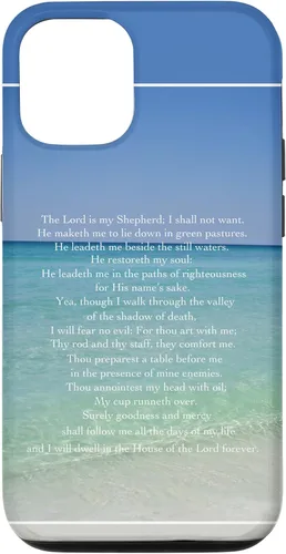 Vista 28 de Psalm 23 Beautiful Christian Beach - Funda para iPhone 17