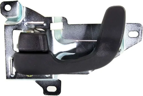Vista 2 de Para Mitsubishi Eclipse 1995 96 97 98 1999 Manija de puerta interior delantera, lado del conductor negro Con botón de bloqueo de puerta Recorte