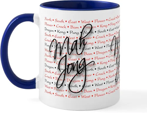 Vista 23 de CafePress Mahjong Mugs - Taza de café de cerámica de 11 oz (11.0 fl oz)