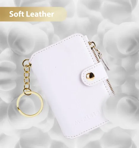 Vista 8 de M-Plateau Estuches para tarjetas, fundas de cuero para tarjetas e identificación, tarjetero para tarjetas de crédito, cartera pequeña para tarjetas