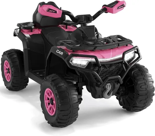 Vista 10 de 12V Kids ATV Ride on Toy with Remote ControlElectric 4 Wheeler for Kids 3-8 Black