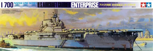 Vista 2 de TAMIYA 1/700 Enterprise Carrier TAM77514 Modelos de plástico Barcos