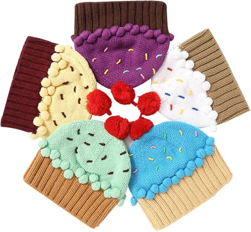 Vista 5 de Xinqiao Gorro unisex para magdalenas para niños de 3 a 8 años