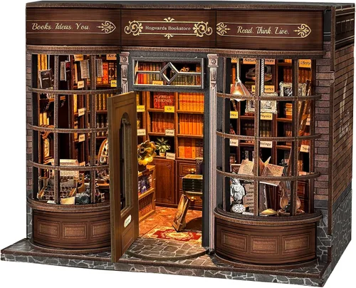 Vista 10 de Spilay Kit de casa de muñecas en miniatura, kit de bricolaje, modelo de casa pequeña, escala 1:24, casa de muñecas creativa, el mejor regalo