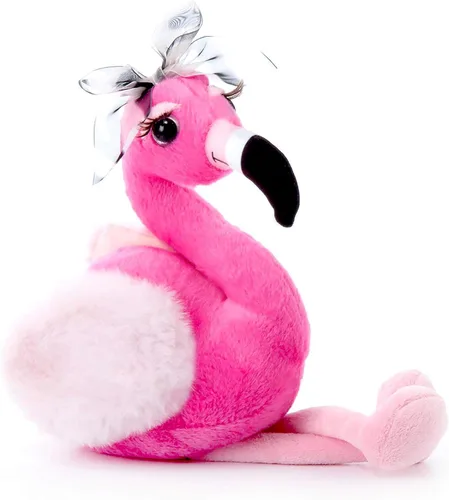 Vista 8 de The Petting Zoo, Lash'z - Peluche de flamenco, regalos para niñas, juguete de peluche de flamenco de 14 pulgadas