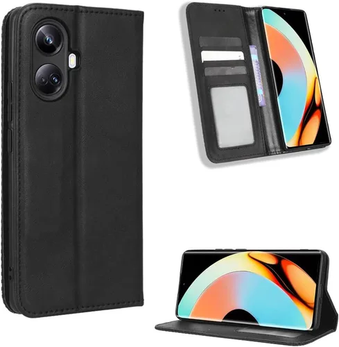 Vista 12 de Funda para BLU Bold N2, funda de piel sintética para BLU Bold N2, funda para BLU Bold N2 5G N0050UU Funda de piel sintética negra Negro