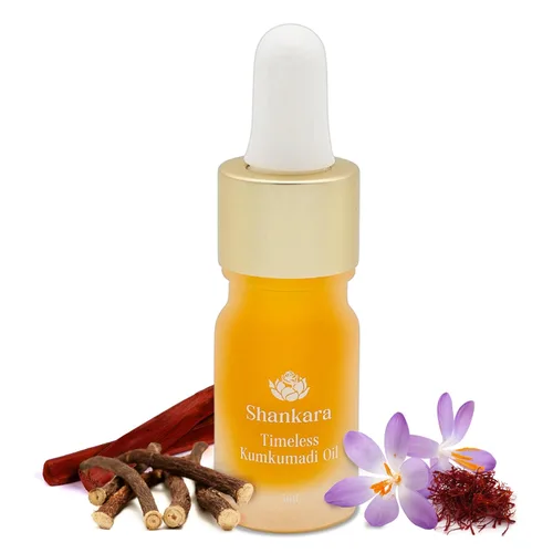 Vista 12 de Aceite Shankara Kumkumadi con Sáfiro Puro y Hierbas Ayurvédicas (Aroma Original 18ml)