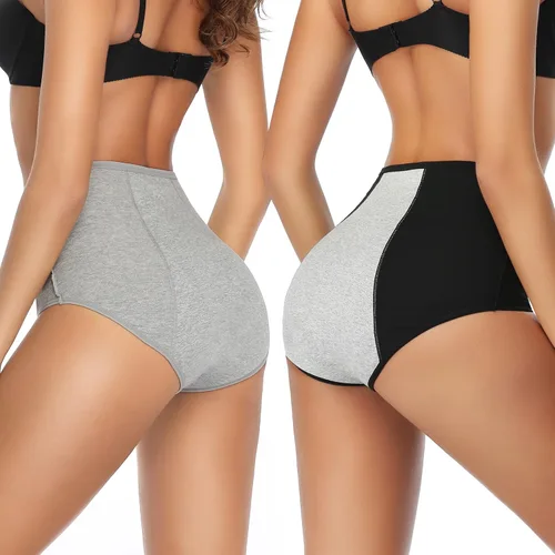 Vista 5 de OLIKEME Ropa interior de algodón para mujer, ropa interior suave para mujer, bragas cómodas y transpirables para mujer