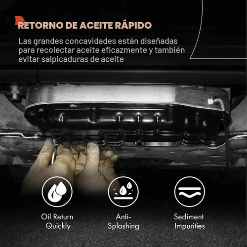 Vista 5 de A-Premium 09G - Cárter de aceite de transmisión automática de 6 velocidades