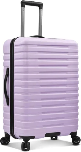 Vista 3 de U.S. Traveler Boren - Maleta de viaje de policarbonato resistente con 8 ruedas giratorias, asa de aluminio