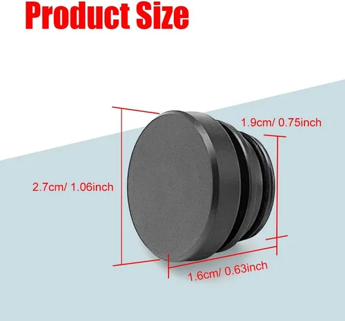 Vista 2 de Cubierta universal para enchufe de encendedor de cigarrillos, tapa de aluminio para encendedor de cigarrillos, cubierta de enchufe impermeable a