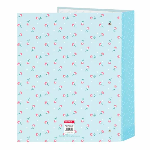 Vista 3 de Carpeta de anillas BlackFit8 Mariposa Azul A4 27 x 33 x 6 cm