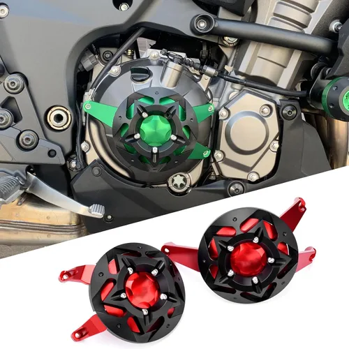 Vista 11 de Funda de protección para motor, cubierta de estator, protector deslizante para carenado, protector de choque compatible con Kawasaki Z900; Z1000