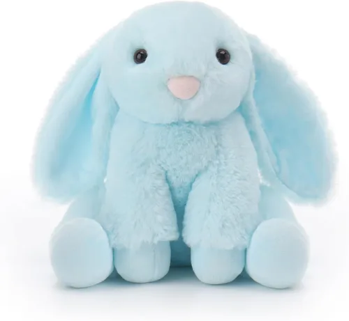 Vista 12 de Apricot Lamb Peluche de conejo crema para niños, juguetes de peluche suaves y lindos para bebés niñas y niños, 6 pulgadas