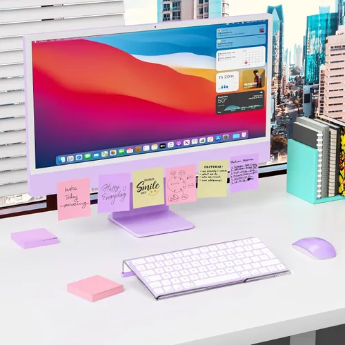 Vista 6 de Richboom Soporte de teclado de computadora para escritorio, 11.8 pulgadas, pequeño elevador de teclado acrílico transparente, 78 teclas, elevador