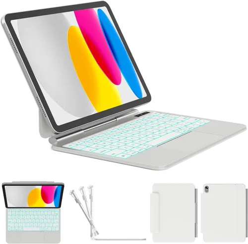 Vista 13 de Funda para teclado para iPad Air 11/Pro 11 (1-4), trackpad de Negro