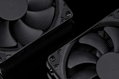 Vista 7 de Noctua NH-L9i chromax.black Enfriador de CPU de bajo perfil para Intel LGA115x (negro)