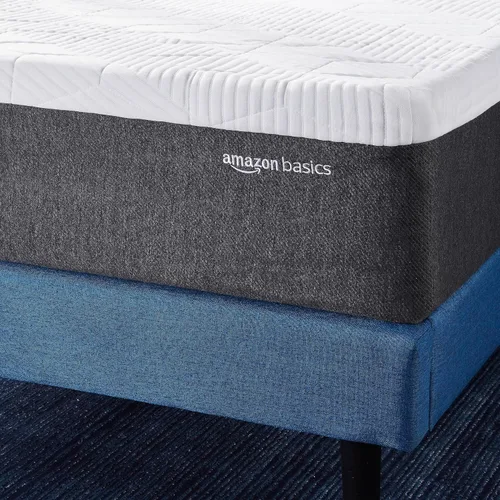Vista 3 de Amazon Basics - Colchón de espuma viscoelástica con gel, firme, refrigerante, tamaño Queen, espuma certificada CertiPUR-US®, 80 x 60 x 12 pulgadas