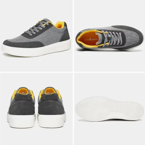 Vista 2 de OrthoComfoot Zapatillas ortopédicas de moda para hombre para fascitis plantar cómodos zapatos ortopédicos para caminar con soporte de arco, zapatos