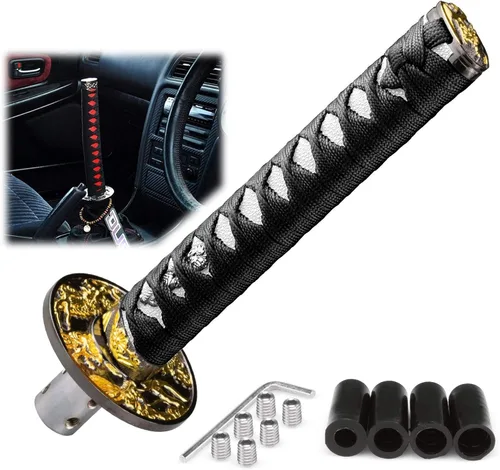 Vista 34 de EZAUTOWRAP Espada Samurai 5.9 pulgadas., 10cm, Negro Blanco