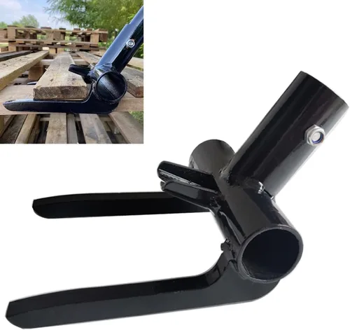 Vista 8 de JINHAN Pallet Buster Herramienta con mango de 40 pulgadas – Herramienta de extracción de tablero de cubierta de cabeza articulada para extracción