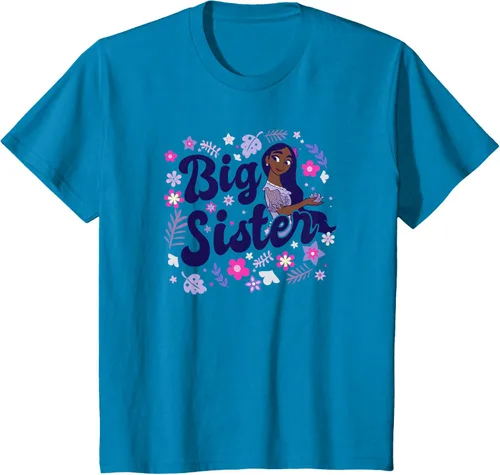 Vista 50 de Disney Encanto Isabela Madrigal Big Sister - Camiseta floral, gris, S Asfalto