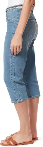 Vista 2 de Gloria Vanderbilt Capri de talle alto con cinturón para mujer