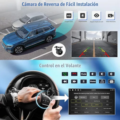 Vista 8 de Android 15 4G+128G Estéreo de coche para Ford F150 2009 2010 2011 2012 con Carplay inalámbrico Android Auto, 9 "Incell pantalla táctil principal