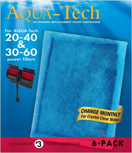 Vista 2 de Cartucho de filtro de acuario AQUA-Tech cambio EZ, Paquete de 6