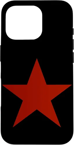 Vista 20 de Cyber Y2K Red Star On Black Front Retro Aesthetic Vintage Case for iPhone 16