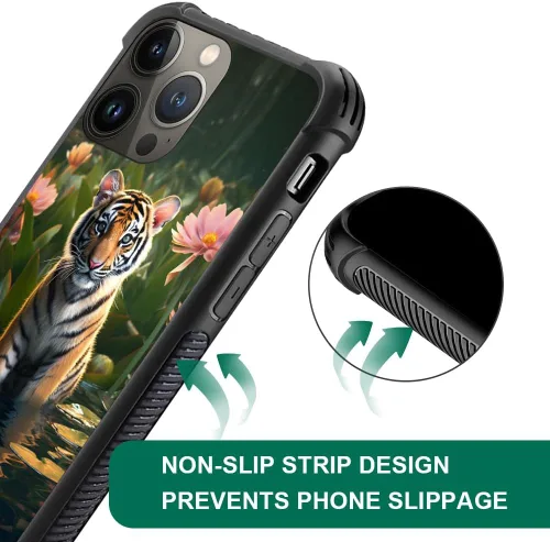 Vista 290 de Funda compatible con iPhone 15, diseño de elefantes africanos, diseño increíble a prueba de golpes, antiarañazos, carcasa trasera de policarbonato