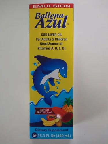 Vista 6 de Ballena Azul Aceite de Hígado de Hígado de Bacalao para Adultos y Niños, Aceite de Hígado de Bacalao para Adultos y Niños, Buena Fuente