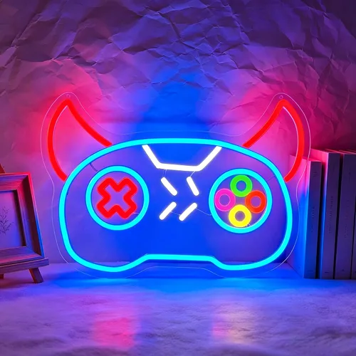 Vista 7 de Letrero de luz LED para baño con diseño grabado para decoración de pared, baño, bar o decoración divertida de habitación, alimentado por USB