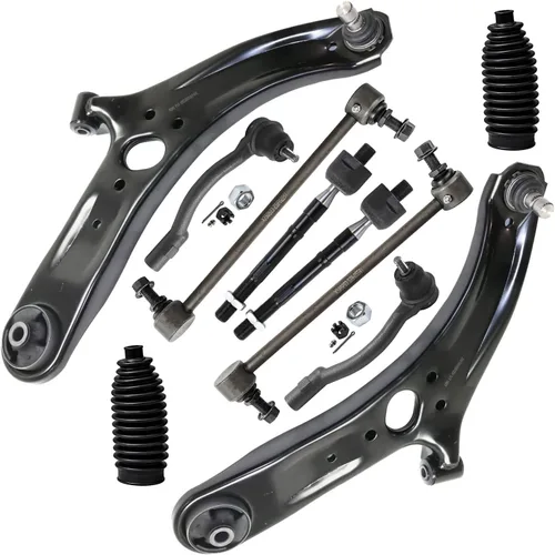 Vista 325 de Detroit Axle - Kit de suspensión frontal de 10 piezas para Dodge Avenger 2008-2014, Chrysler Sebring 2007-2010, 2 brazos de control inferiores, 2