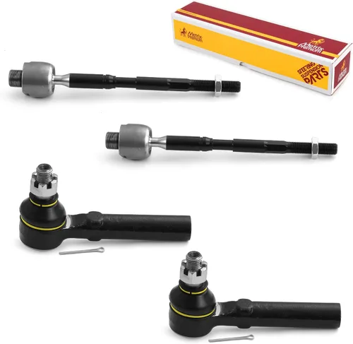 Vista 144 de Metrix Premium Chassis Parts - Kit de 4 piezas de extremos de barra de acoplamiento frontal exterior e interior compatible con Nissan Pathfinder