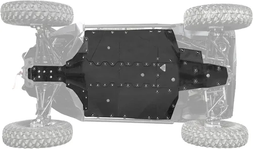 Vista 2 de SuperATV - Placa deslizante completa para Can-Am Commander 1000R DPS/XT/XTP 2021+ Fabricado con material ARMW de 1/2 pulgada de grosor