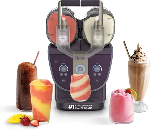 Vista 11 de Ninja SLUSHi Twist - Máquina inteligente de bebidas congeladas con doble Azul
