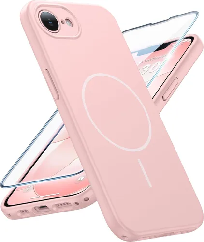 Vista 66 de FNTCASE Funda para iPhone 14 Pro Max color azul: [compatible con Magsafe] Funda magnética mate sólida con [protección completa de la cámara]